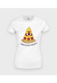 MegaKoszulki - Koszulka damska Pizza Wszechwidząca. Materiał: bawełna #1