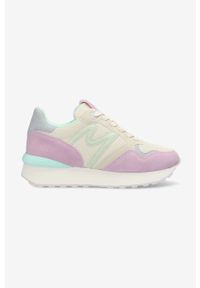 MEXX - Mexx sneakersy Juju kolor fioletowy MXHY008304W. Nosek buta: okrągły. Zapięcie: sznurówki. Kolor: fioletowy. Materiał: guma #1