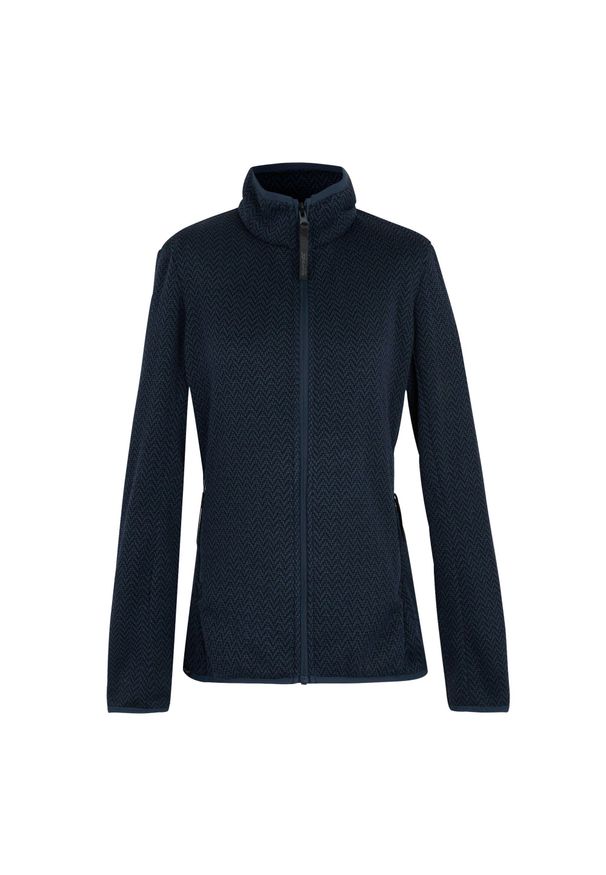 Regatta - Bluza Polarowa Damska Pełen Suwak Elzie. Kolor: niebieski. Materiał: polar. Sezon: zima. Sport: turystyka piesza