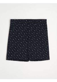 Sinsay - Szorty jeansowe chino - granatowy. Kolor: niebieski #1