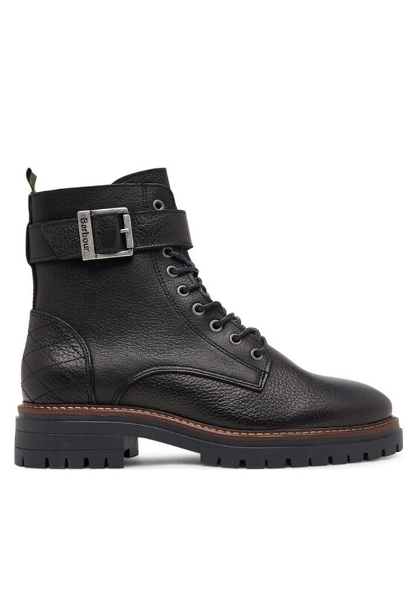 Barbour Trzewiki Heidi LFO0637BK51 Czarny. Kolor: czarny. Materiał: skóra
