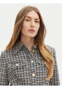 Guess Marynarka W5RN47 WGW82 Czarny Regular Fit. Kolor: czarny. Materiał: syntetyk