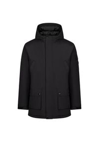 TRESPASS - Męska Kurtka Wodoodporna Stewart. Kolor: czarny. Sport: turystyka piesza #1