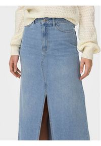 JDY Spódnica jeansowa Bella 15317441 Niebieski Regular Fit. Kolor: niebieski. Materiał: bawełna #4