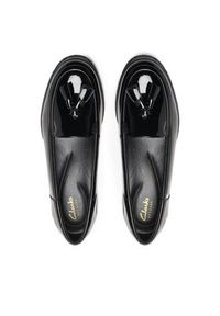 Clarks Lordsy Havisham Edge 26178704 Czarny. Kolor: czarny. Materiał: lakier, skóra #3