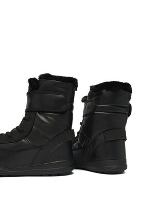 Bogner Śniegowce Laax 7 C 32547523 Czarny. Kolor: czarny. Materiał: skóra