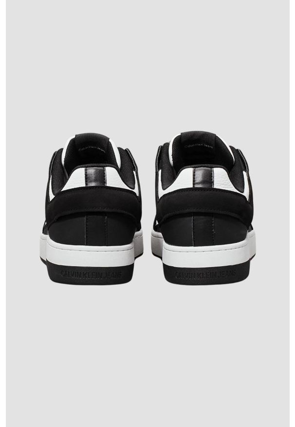 Calvin Klein - CALVIN KLEIN Czarno-białe sneakersy męskie, Rozmiar 44. Kolor: czarny