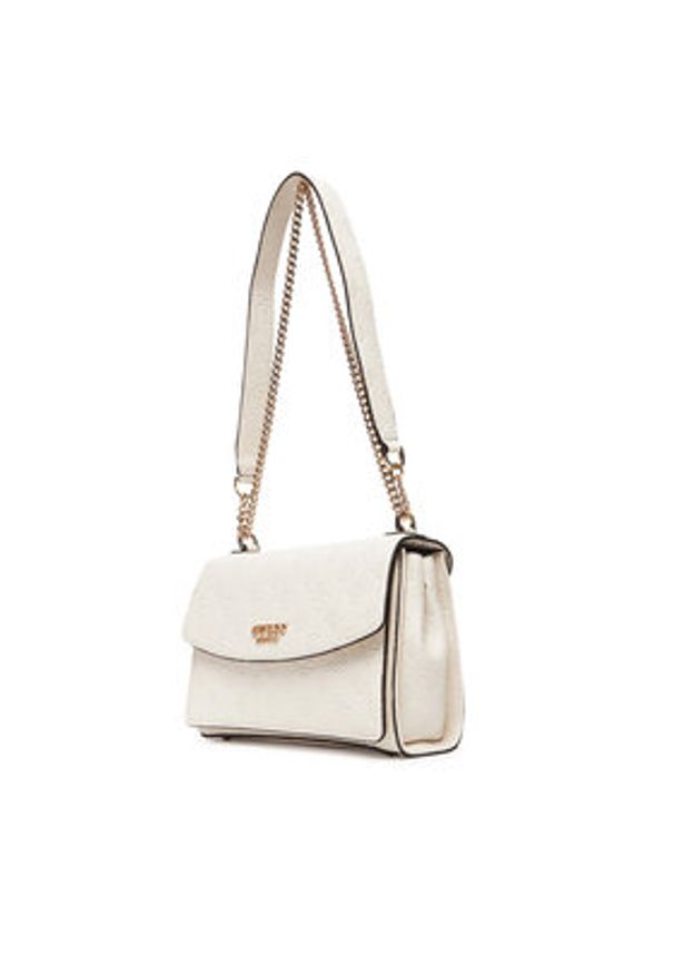 Guess Torebka Phoebe HWPD96 65210 Biały. Kolor: biały. Materiał: skórzane