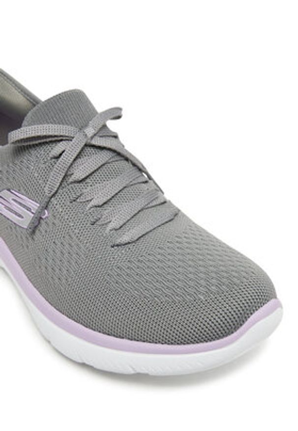 skechers - Skechers Sneakersy Summits-New Daily 150263/GYLV Szary. Kolor: szary. Materiał: materiał