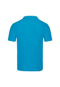 FRUIT OF THE LOOM - Oryginalna Koszulka Polo Dla Dorosłych Unisex. Typ kołnierza: polo. Kolor: niebieski