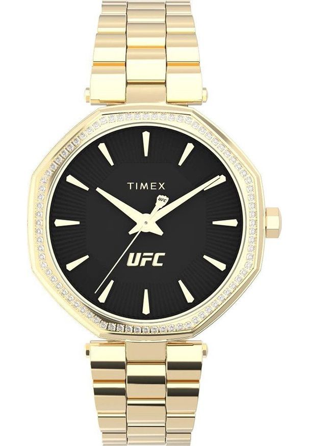 Zegarek Timex Zegarek damski Timex TW2V83100 złoty. Kolor: złoty