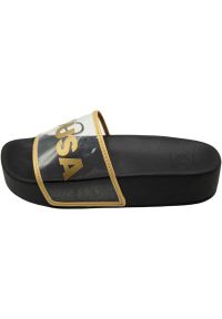 Klapki damskie DC Shoes Dc Slide Platform Se. Okazja: na plażę. Kolor: czarny. Materiał: materiał. Obcas: na platformie. Styl: sportowy #1
