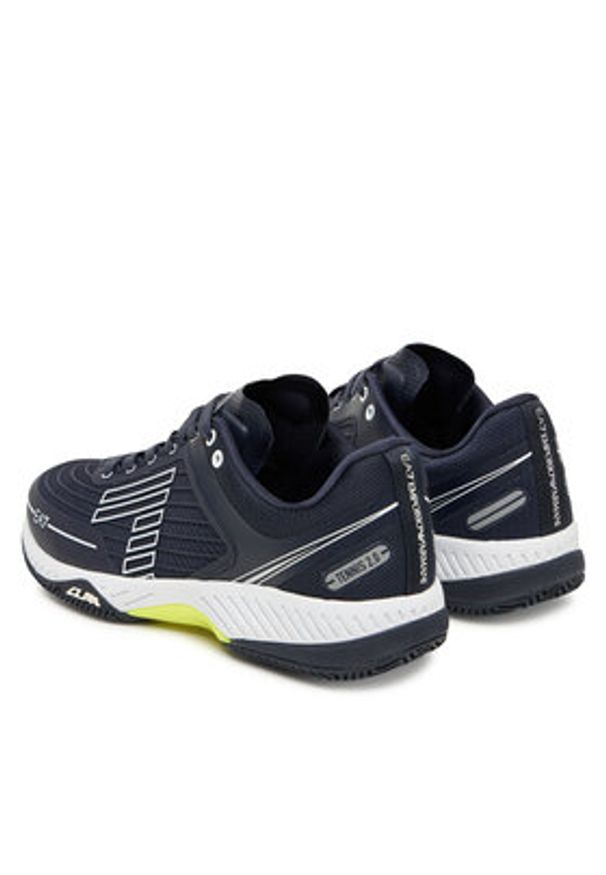EA7 Emporio Armani Sneakersy X8X242 XK438 MZ069 Niebieski. Kolor: niebieski. Materiał: materiał