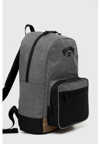 Billabong plecak męski kolor szary duży z aplikacją. Kolor: szary. Materiał: materiał. Wzór: aplikacja #2