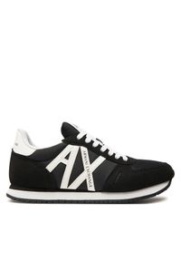 Armani Exchange Sneakersy XUX017 XCC68 K489 Czarny. Kolor: czarny. Materiał: materiał