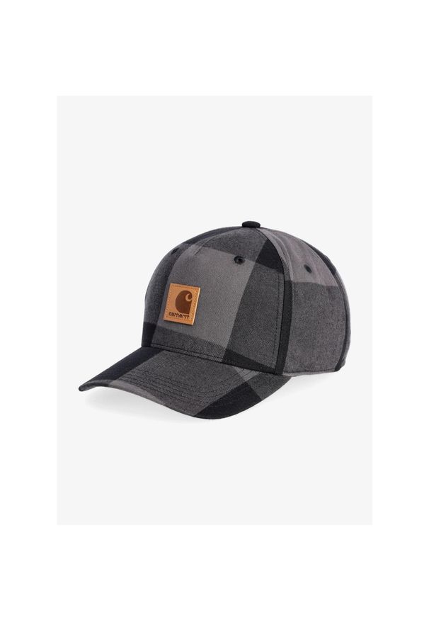 Czapka z daszkiem Carhartt Flannel Cap - gravel. Kolor: szary. Styl: sportowy