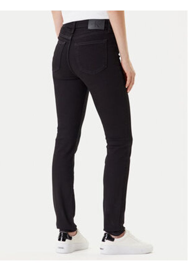Calvin Klein Jeans Jeansy LV047C777G Czarny Skinny Fit. Kolor: czarny