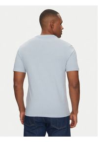 Calvin Klein T-Shirt Double Logo K10K114149 Błękitny Regular Fit. Kolor: niebieski. Materiał: bawełna #4