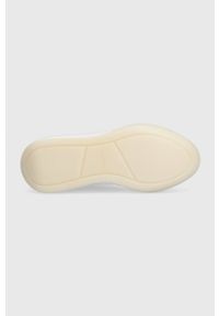Calvin Klein sneakersy CLOUD WEDGE LACE UP kolor biały HW0HW01647. Nosek buta: okrągły. Kolor: biały. Materiał: guma #4