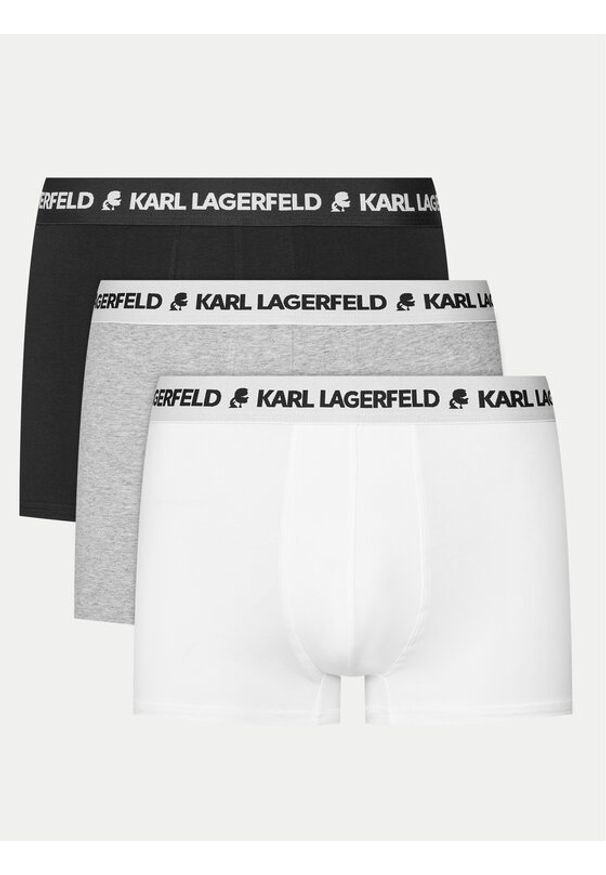 Karl Lagerfeld - KARL LAGERFELD Komplet 3 par bokserek A1M47151 Kolorowy. Materiał: bawełna. Wzór: kolorowy