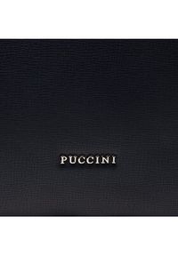 Puccini Torba na laptopa BKXP0029 Granatowy. Kolor: niebieski. Materiał: skóra