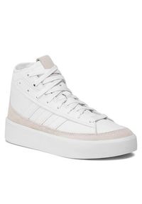 Adidas - adidas Sneakersy Znsored Hi IE9417 Biały. Kolor: biały. Materiał: skóra #4