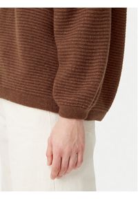 AMERICAN VINTAGE - American Vintage Sweter Raxow RAX18BH24 Brązowy Loose Fit. Kolor: brązowy. Materiał: syntetyk. Styl: vintage #3