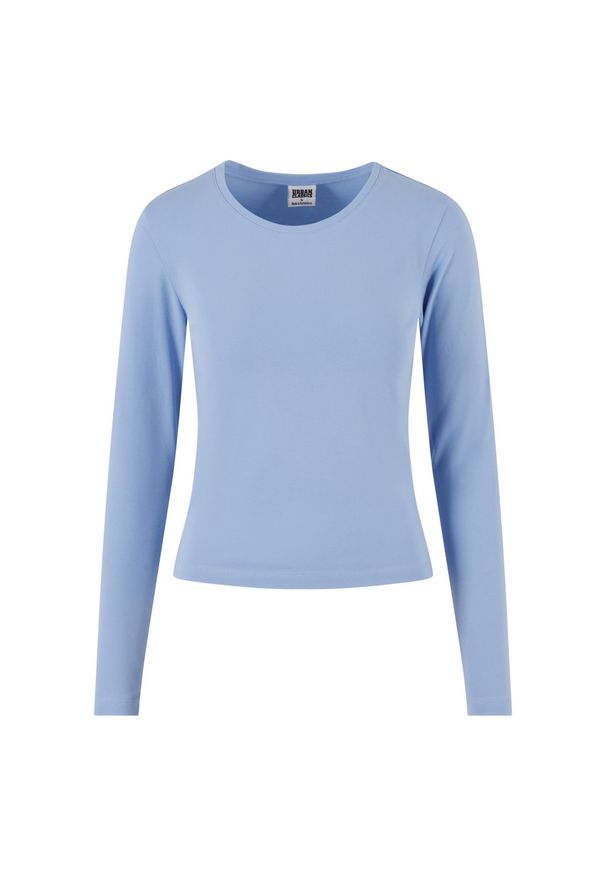 Damska koszulka z długim rękawem Urban Classics Basic Super Slim. Kolor: niebieski. Długość rękawa: długi rękaw. Długość: długie