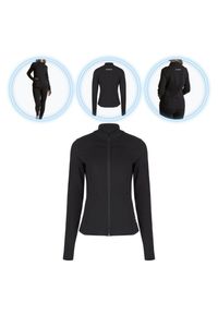 TREXO - Bluza damska Trexo Trexi Blouse. Kolor: czarny. Sport: fitness