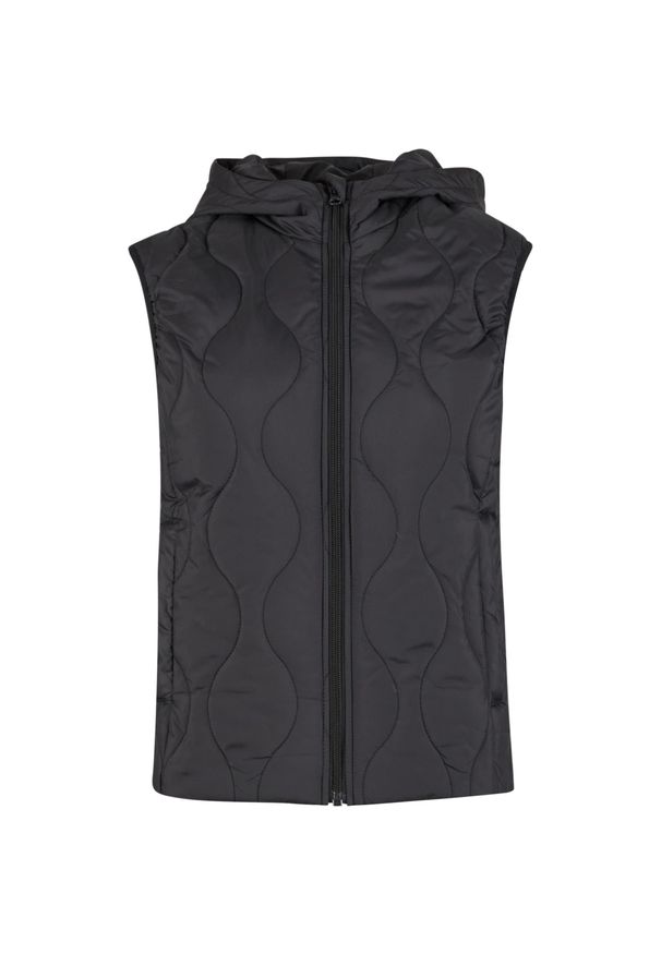 Damska kurtka bez rękawów Urban Classics Super Light. Kolor: czarny. Materiał: materiał, puch. Długość rękawa: bez rękawów