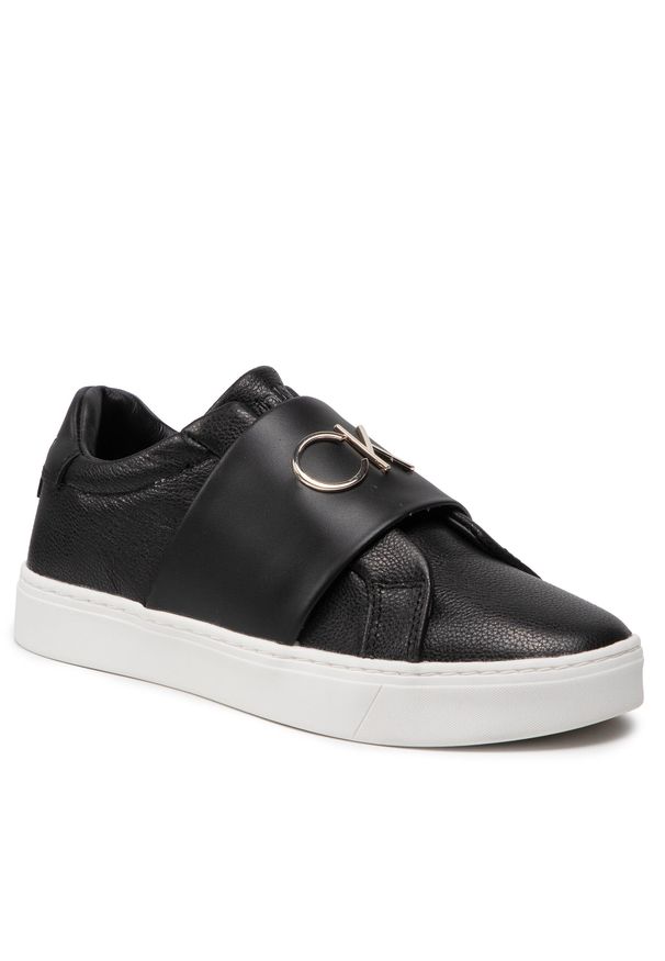 Sneakersy Calvin Klein Cupsole Slip On HW0HW00780 Ck Black BAX. Zapięcie: bez zapięcia. Kolor: czarny. Materiał: skóra