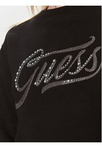 Guess Bluza Cn Stones Logo W4RQ14 KB681 Czarny Relaxed Fit. Kolor: czarny. Materiał: syntetyk, bawełna #6