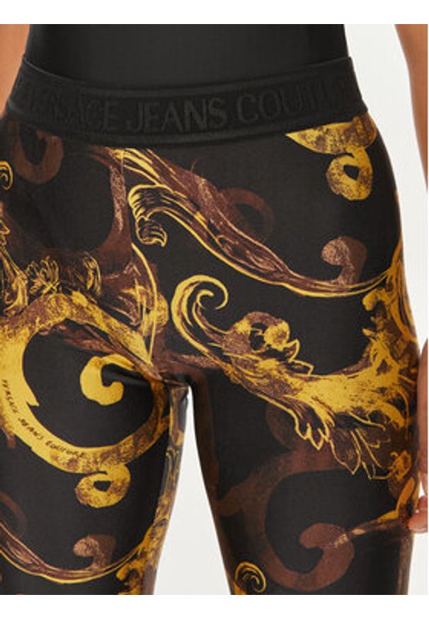 Versace Jeans Couture Kolarki 76HAC106 Czarny Skinny Fit. Kolor: czarny. Materiał: syntetyk
