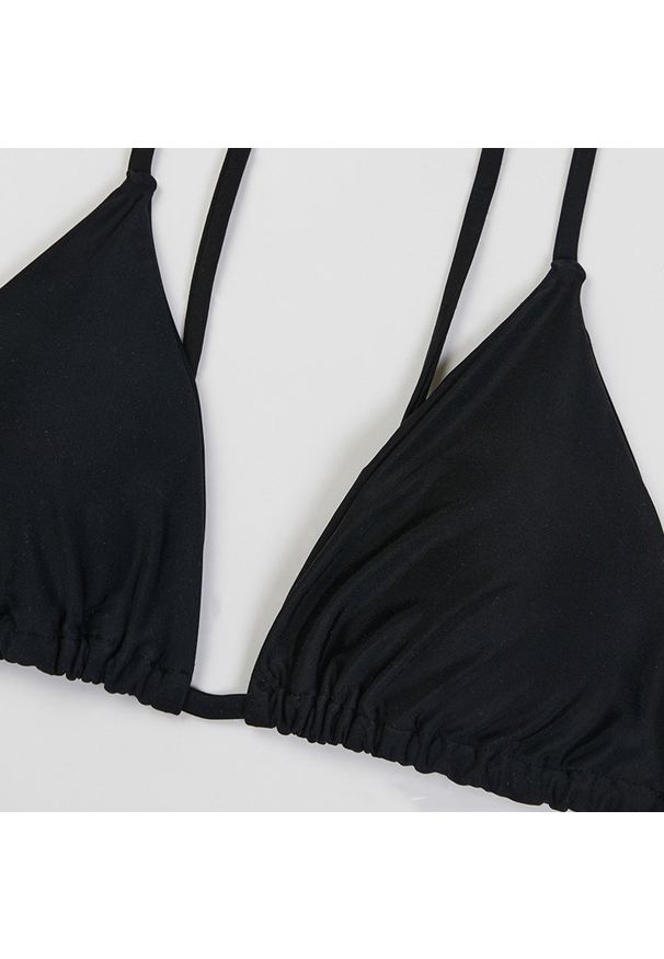 Intica - Bikini push-up z regulowanym sznurowaniem na plażę Rosmaria. Kolor: zielony. Materiał: materiał