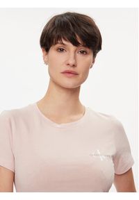 Calvin Klein Jeans Komplet 2 t-shirtów J20J219734 Różowy Slim Fit. Kolor: różowy. Materiał: bawełna #8