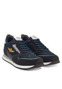 Aeronautica Militare Sneakersy 251SC288CT3545 Granatowy. Kolor: niebieski. Materiał: skóra, zamsz #3
