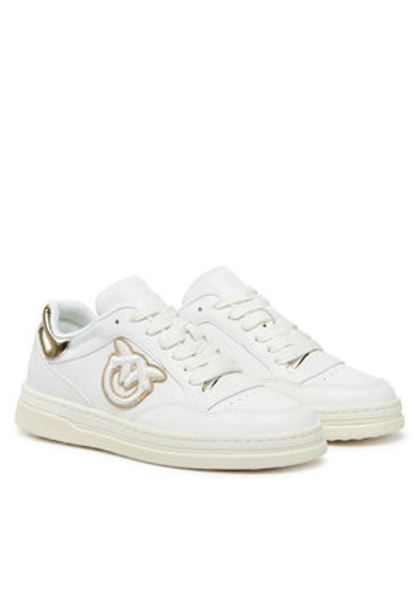 Pinko - PINKO Sneakersy Mandy 11 SS0077P014 Biały. Kolor: biały. Materiał: skóra