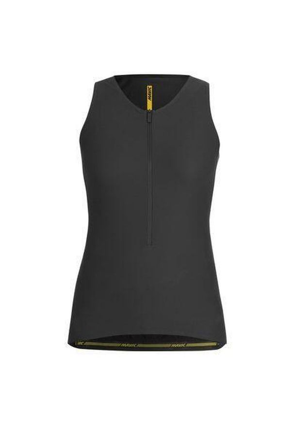MAVIC - Damski tank top Mavic Aksium. Kolor: czarny. Długość rękawa: bez rękawów. Sport: bieganie, kolarstwo