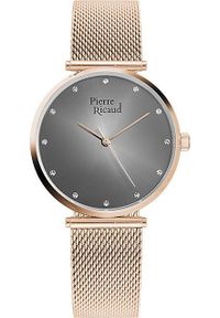 Zegarek Pierre Ricaud Zegarek damski Pierre Ricaud P22035.91R7Q CYRKONIE różowe złoto. Kolor: złoty, wielokolorowy, różowy #1