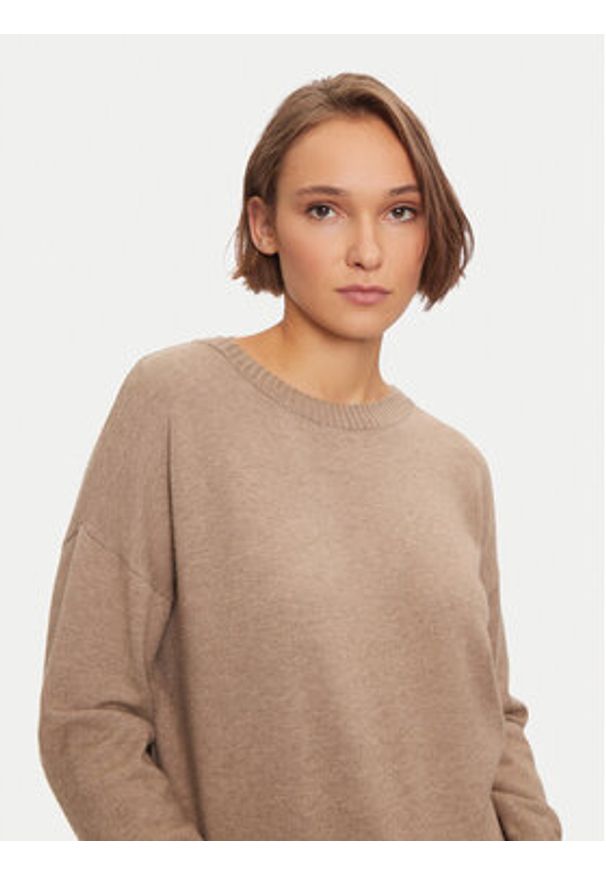 Replay Sweter DK3301.000.G23372 Beżowy Loose Fit. Kolor: beżowy. Materiał: syntetyk, wiskoza