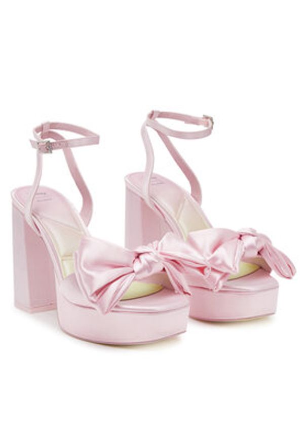 Aldo Sandały Stepsisterheel 14008286 Różowy. Kolor: różowy. Materiał: materiał