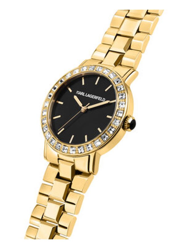 Karl Lagerfeld - KARL LAGERFELD Zegarek R0553100508 Złoty. Kolor: złoty