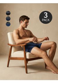 Sinsay - Bawełniane bokserki Long 3 pack - wielobarwny. Materiał: bawełna #1