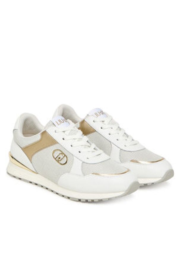 Liu Jo Sneakersy Maxi Wonder 01 BF5009 PX685 Biały. Kolor: biały. Materiał: skóra