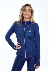 ROUGH RADICAL - Bluza sportowa damska Rough Radical Speed X Hoodie Zip. Kolor: niebieski