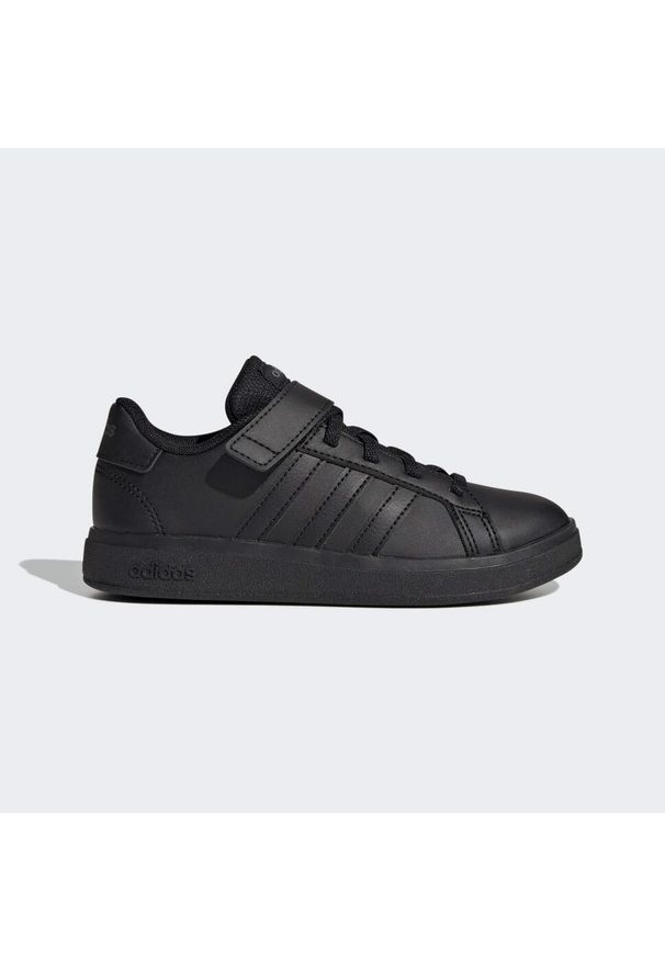 Sneakersy Adidas Original Grand Court 2.0 El Ftwwht/M Dzieci. Okazja: na co dzień. Kolor: czarny, szary, wielokolorowy. Materiał: materiał