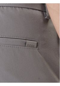 BOSS Chinosy P-Kaiton1 50543945 Srebrny Slim Fit. Kolor: srebrny. Materiał: bawełna #4
