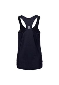 IQ - Tank Top Damski Marszczony Trening Ilaos. Kolor: czarny