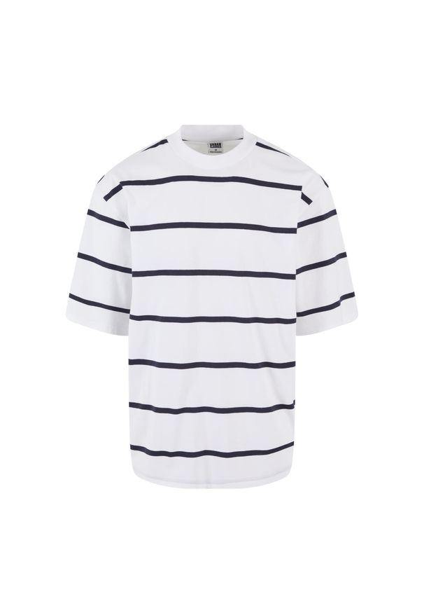 Oversizowa koszulka w paski Urban Classics Modern. Kolor: czarny, wielokolorowy, biały. Materiał: bawełna. Wzór: paski