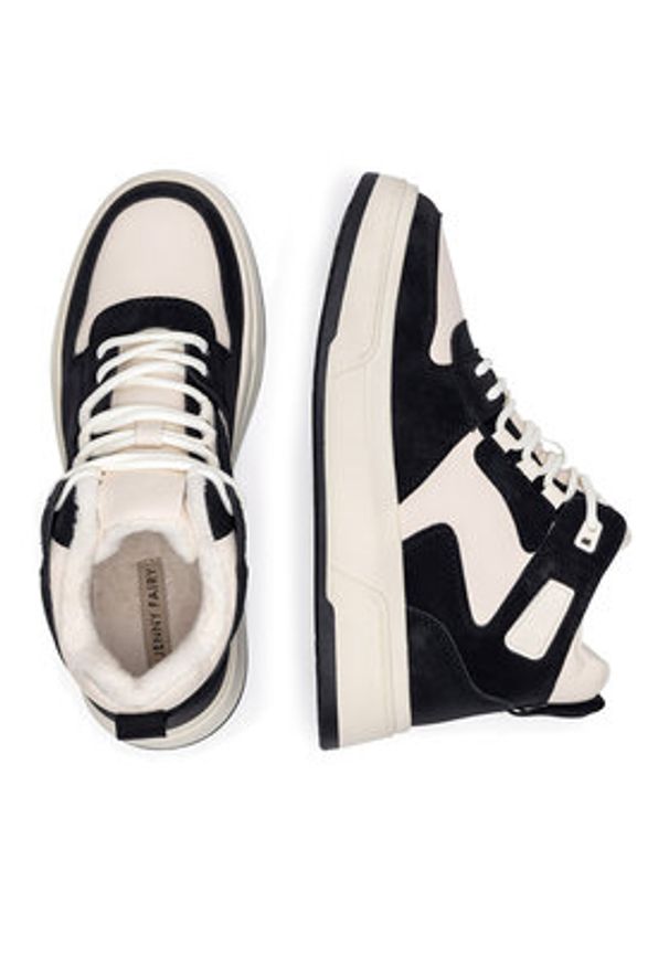 Jenny Fairy Sneakersy WS6160-10 Czarny. Kolor: czarny. Materiał: materiał